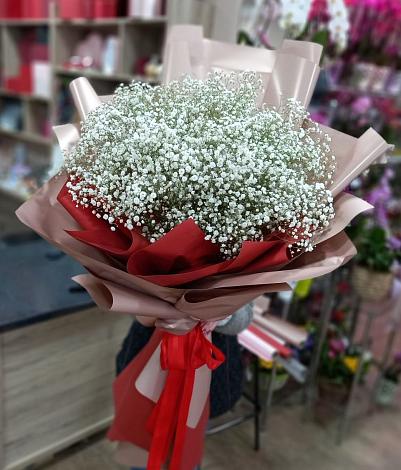 Букет цветов из: Гипсофила в Нижнезольском