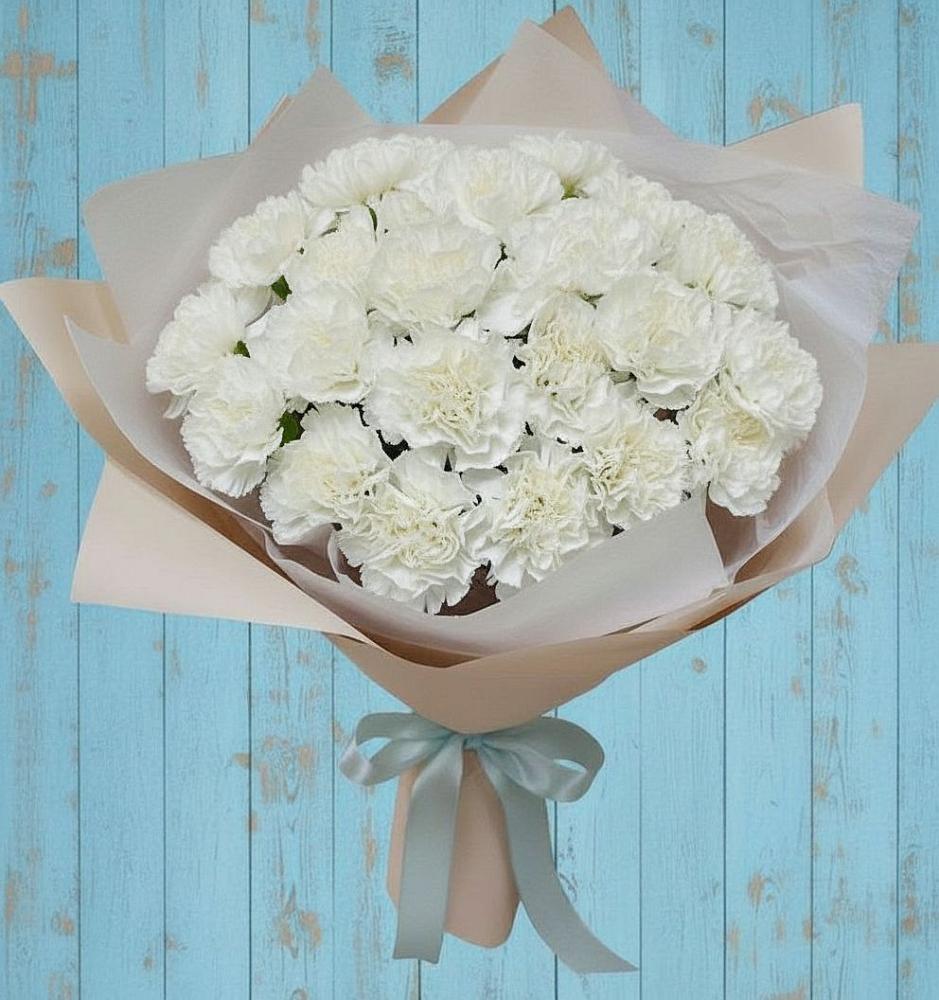 Букет цветов из: Гвоздики в Нижнезольском