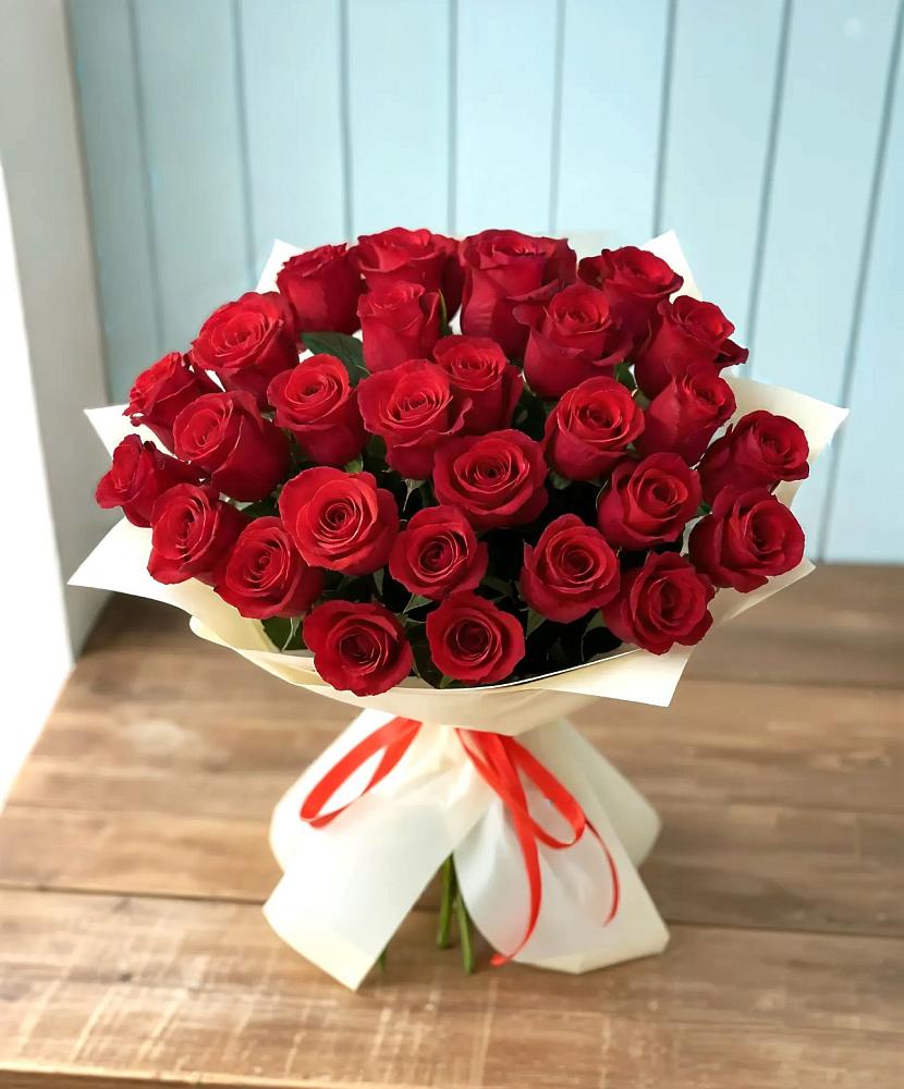 Букет 29 Красных роз в Нижнезольском