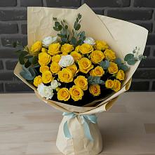 Букет цветов из:  Розы #REPLACE_PRED# Нижнезольском