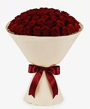 Букет 101 Бордовая роза Блэк Бакарра в Нижнезольском