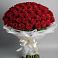 Букет 101 Красная роза Блэк Мэджик в Нижнезольском