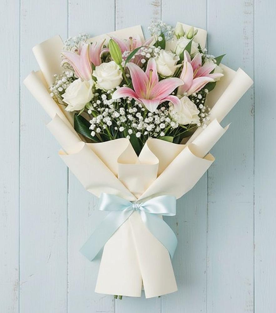 Букет цветов из: Лилии в Нижнезольском