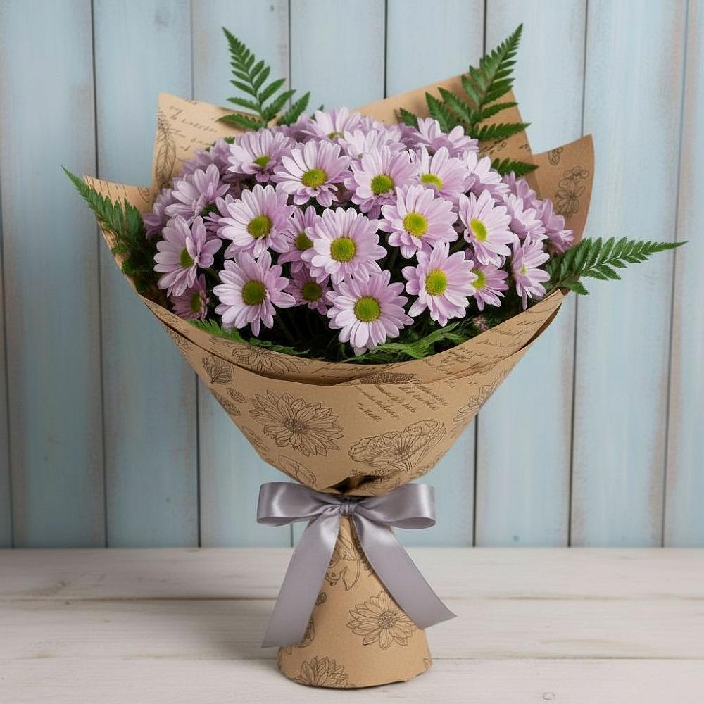Букет цветов из: Хризантемы в Нижнезольском