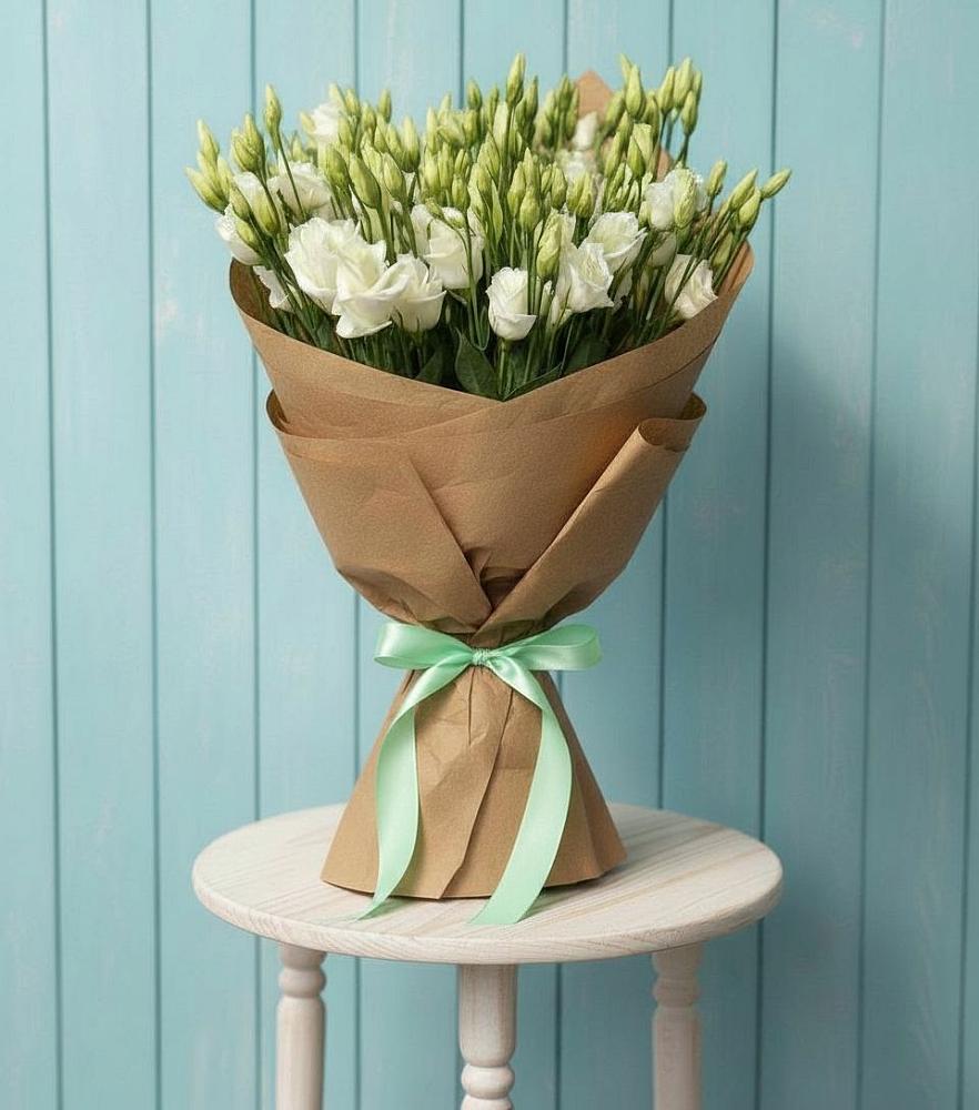 Букет цветов из: Лизиантусы в Нижнезольском