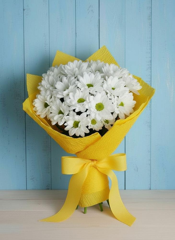 Букет цветов из: Хризантемы в Нижнезольском