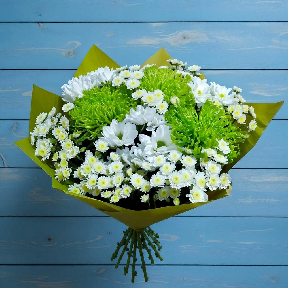 Букет цветов из: Хризантемы в Нижнезольском