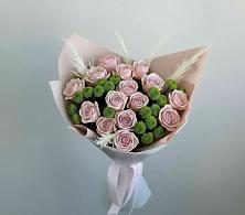 Букет цветов из:  Розы и Хризантемы #REPLACE_PRED# Нижнезольском