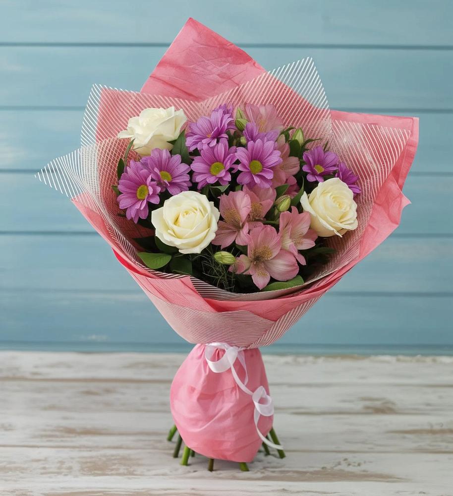 Букет цветов из: Герберы в Нижнезольском