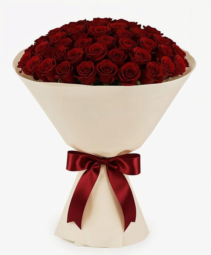 Букет 101 Бордовая роза Блэк Бакарра в Нижнезольском