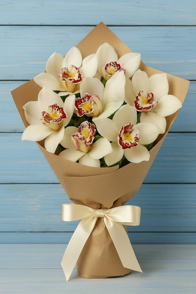 Букет цветов из: Орхидеи и Розы в Нижнезольском