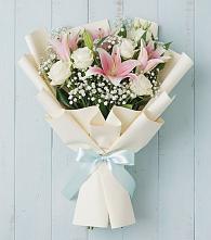 Букет цветов из:  Лилии в Нижнезольском